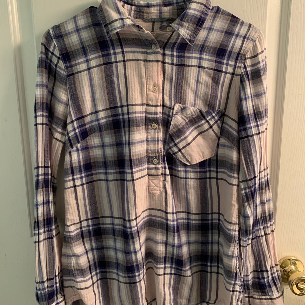 Merona Half Flannel